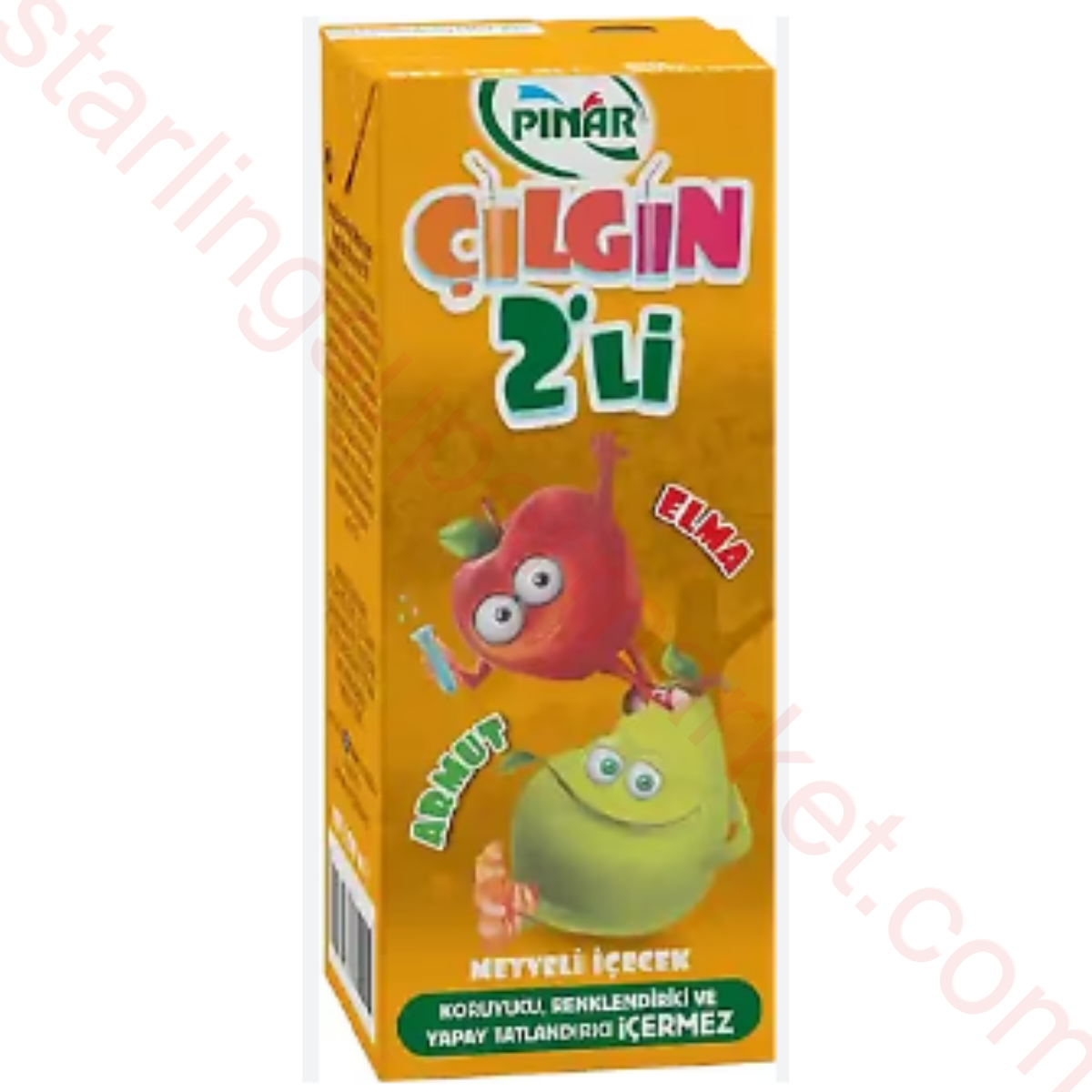 PINAR MEYVELI CILGIN 2 LI ELMA-ARMUT 200 ML