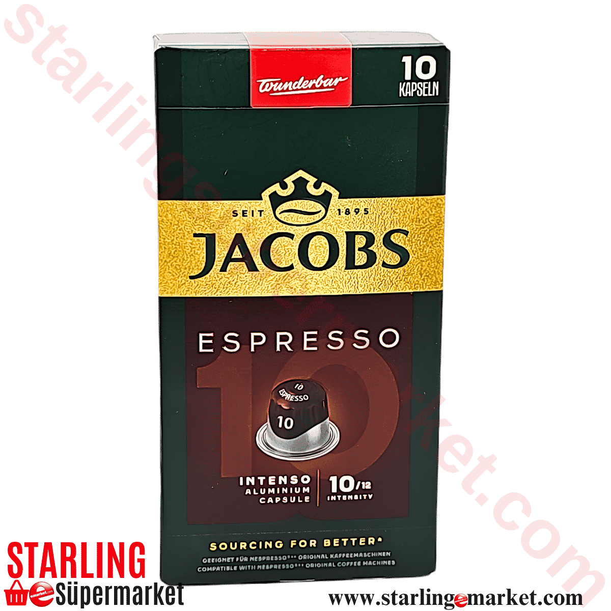 JACOBS CAPSULE KAHVE ESPRESSO INTENSE 10 LU