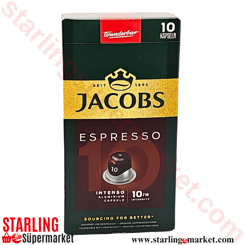 JACOBS CAPSULE KAHVE ESPRESSO INTENSE 10 LU