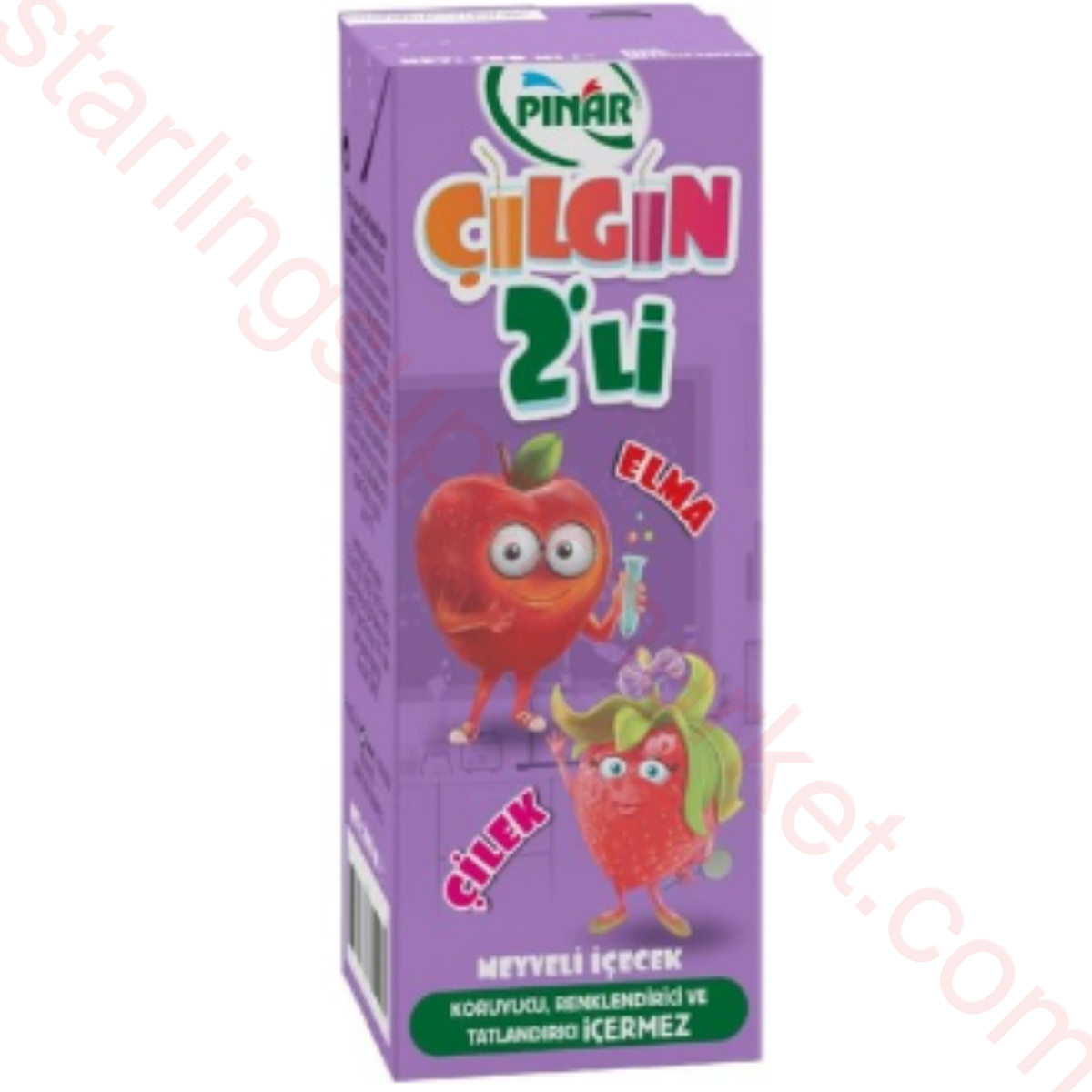 PINAR MEYVELI CILGIN 2 LI ELMA-CILEK 200 ML