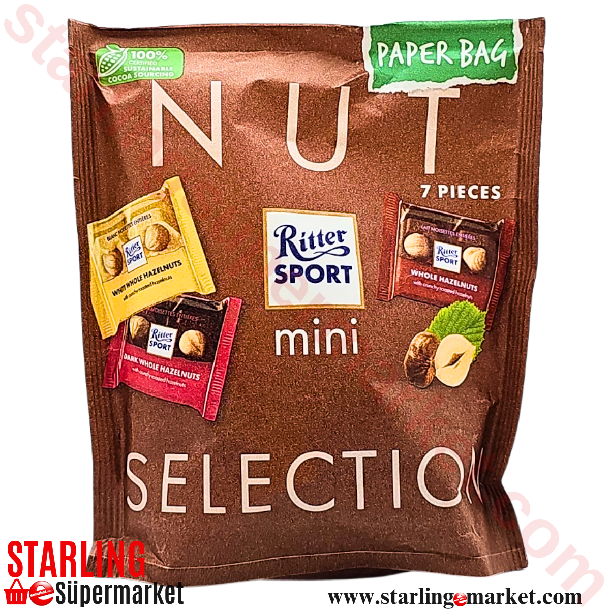 RITTER SPORT MINI POUCH NUT SELECTION 116 G
