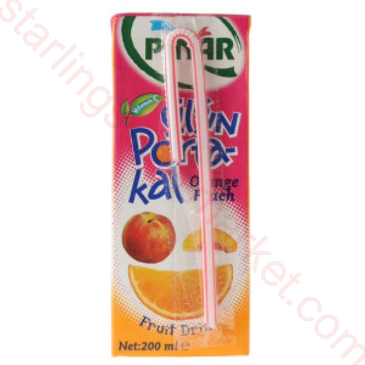 PINAR MEYVELI CILGIN 2 LI PORTAKAL-SEFTALI 200 ML