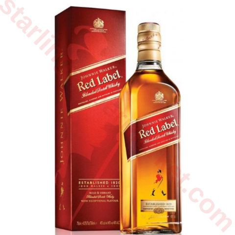 JOHNNIE WALKER RED LABEL 75 CL