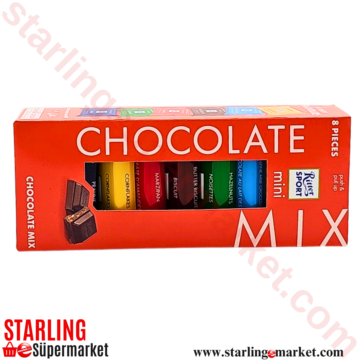 RITTER SPORT MINI TOWERS CHOCOLATE MIX 133 G