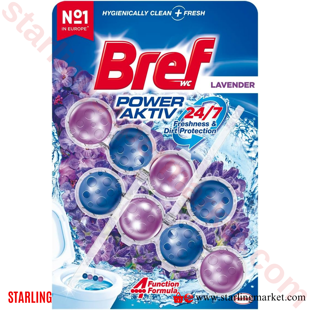 BREF WC POWER AKTIV LAVANTA 2*50 G