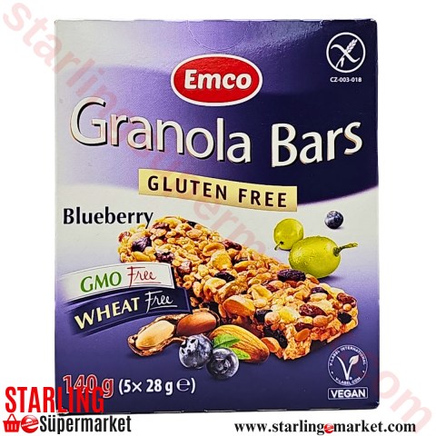 EMCO GRANOLA BAR BLUEBERRY MULTIPACK 5*28 G