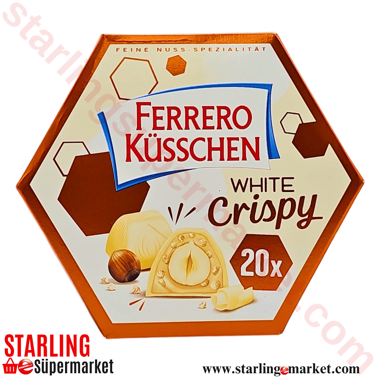 FERRERO CIKOLATA KUSSCHEN WHITE T20 172 G