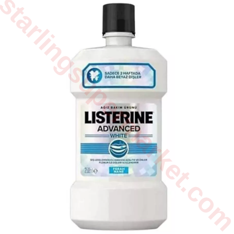 LISTERINE AGIZ SUYU ADVENCED WHITE NANE 250 ML