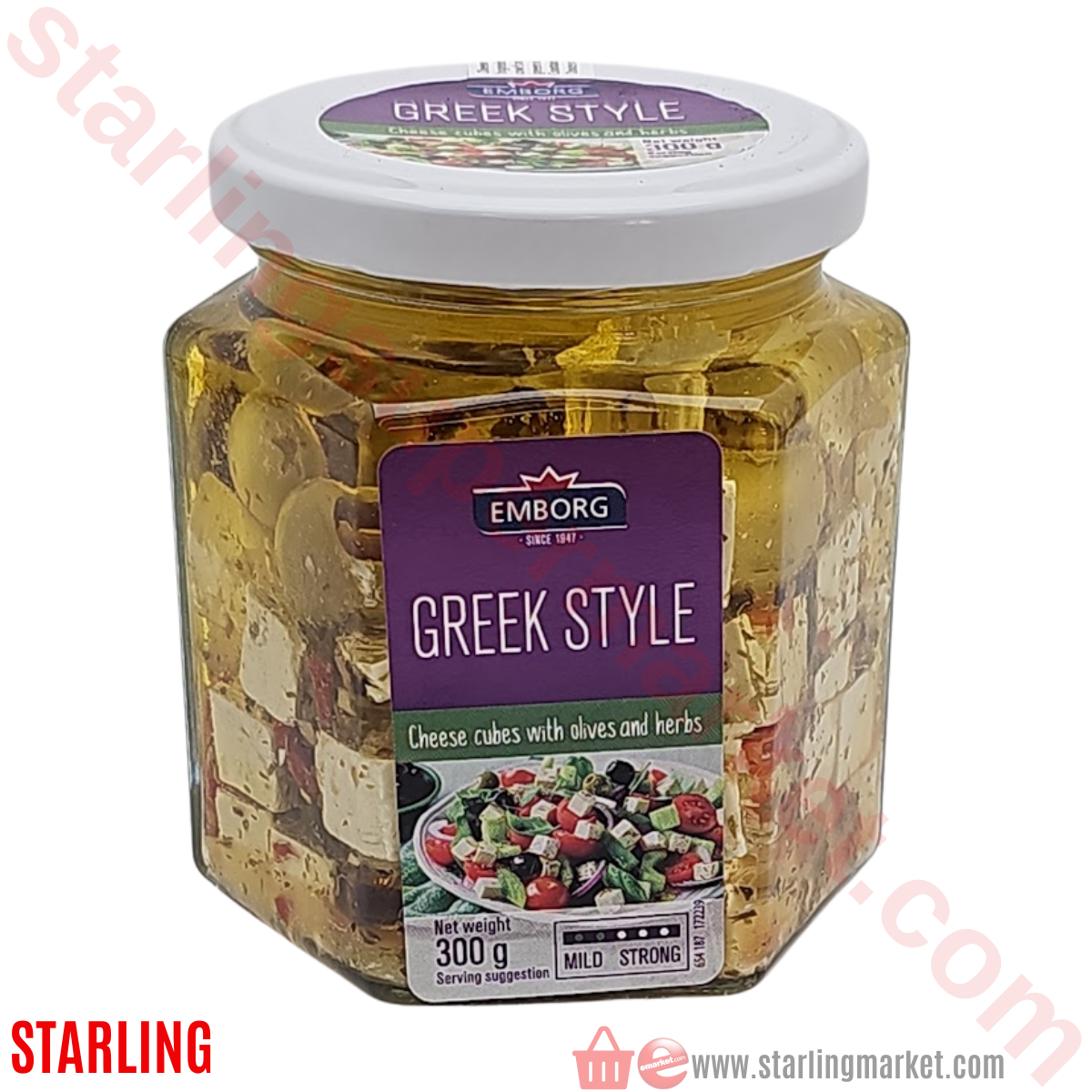 EMBORG PEYNIR FETTA KUP YAGDA ZEYTIN VE BAH. 300 G