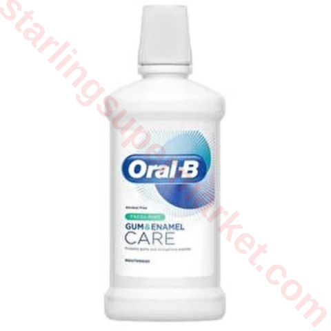 ORAL B GUM & ENAMEL AGIZ BAKIM SUYU 500 ML