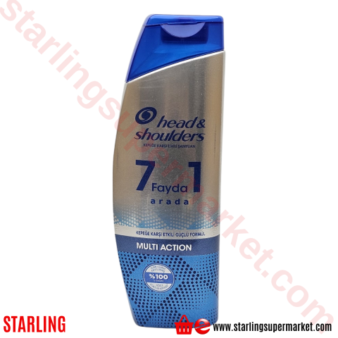 H&S SAMPUAN 7IN1 MULTI ACTION 300 ML