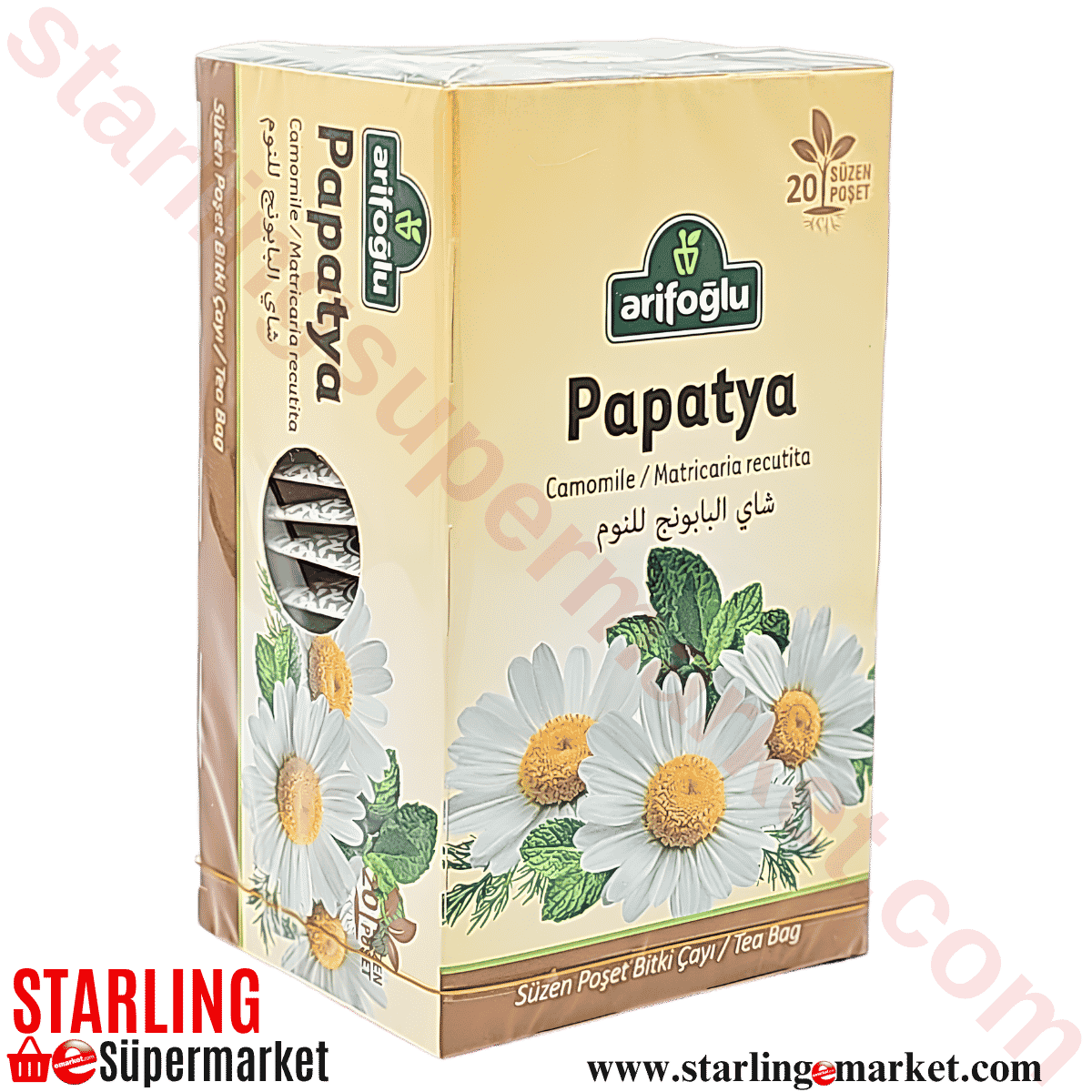 ARIFOGLU BITKI CAYI PAPATYA 20 LI