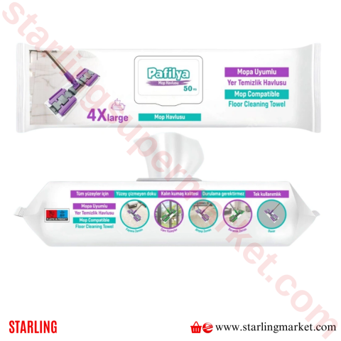 PAFILYA TEMIZLIK MOP HAVLUSU 50 LI