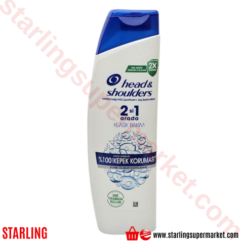 H&S SAMPUAN 2-1 KLASIK BAKIM 250 ML