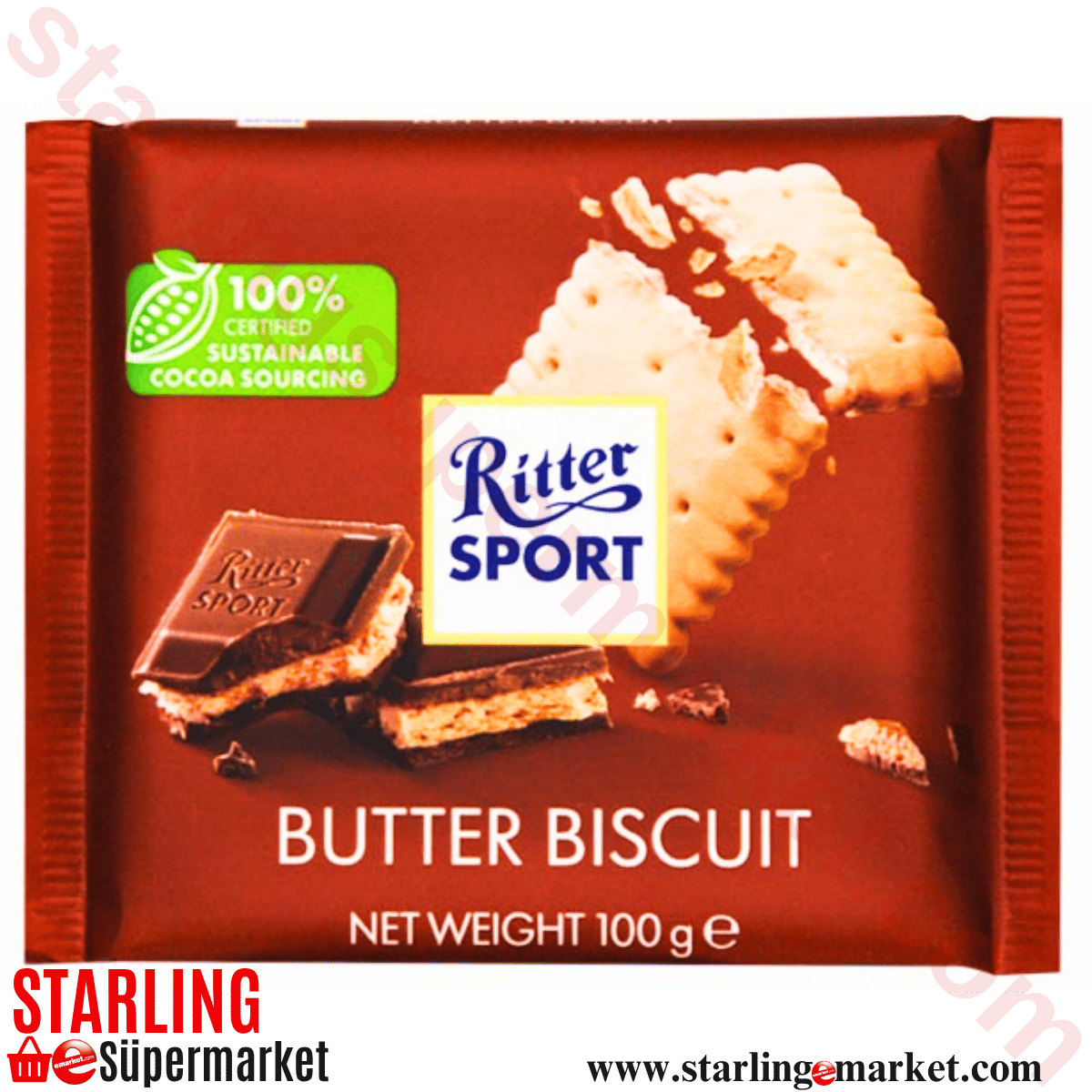 RITTER SPORT BUTTER BISCUIT 100 G