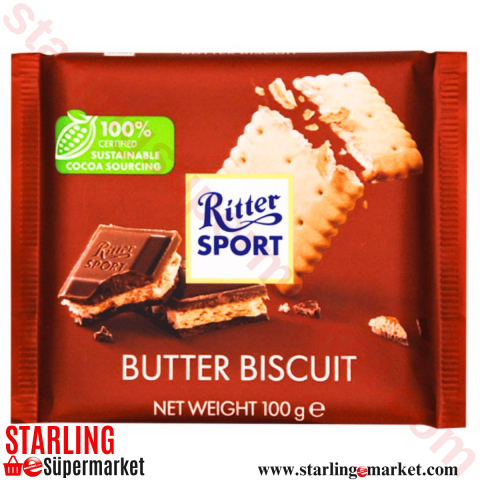 RITTER SPORT BUTTER BISCUIT 100 G