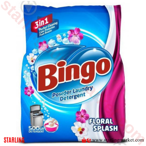 BINGO TOZ DETERJAN ELDE YIKAMA FLORAL 500 G