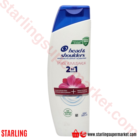 H&S SAMPUAN 2IN1 IPEKSI YUMUSAKLIK 300 ML