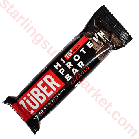 ZUBER HI PROTEIN BAR KAKAOLU 45 G