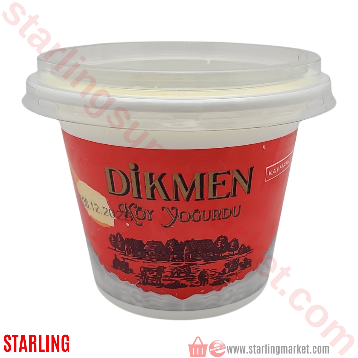 DIKMEN KOY YOGURDU KAYMAKLI 500 G