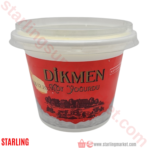 DIKMEN KOY YOGURDU KAYMAKLI 500 G
