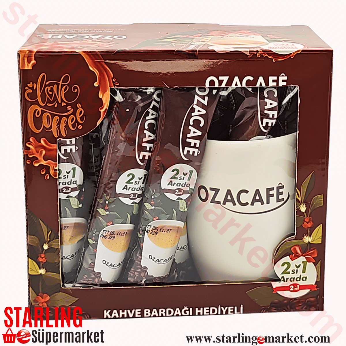 OZA KAHVE 2IN1 20*12 G KUPA BARDAK HEDIYELI