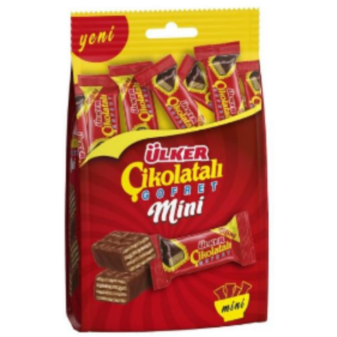 ULKER GOFRET CIKOLATALI MINI 82 G
