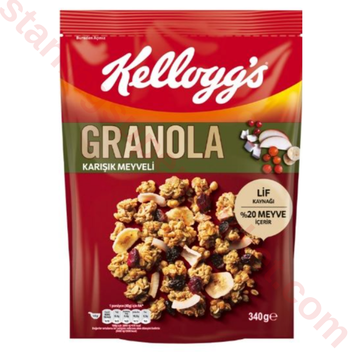 KELLOGS GRANOLA MEYVELI 340 G