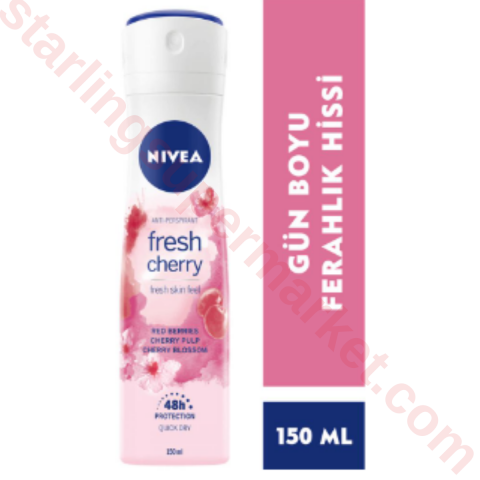 NIVEA DEO SPREY FRSH ORANGE 150 ML