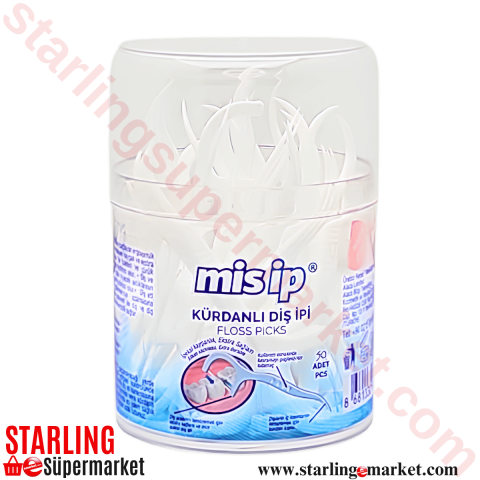 MISIP KURDANLI DIS IPI SILINDIR KUTU 50 PCS