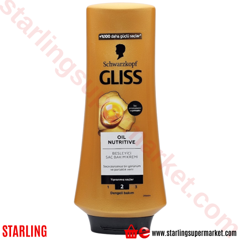 GLISS SAC KREMI OIL NUTRITIVE 360 ML