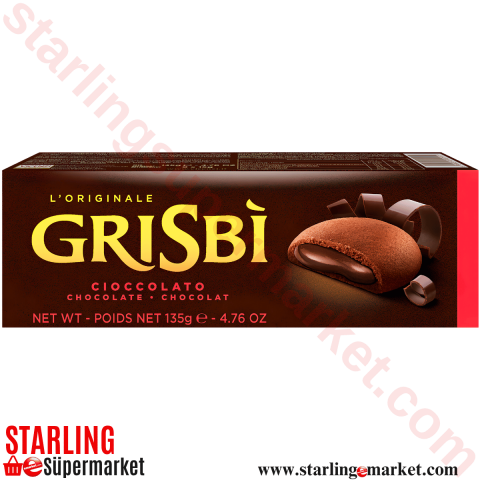 GRISBI BISKUVI CHOCOLATE CREAM 135 G