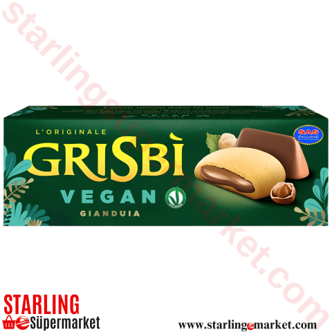GRISBI BISKUVI VEGAN GIANDUIA 135 G