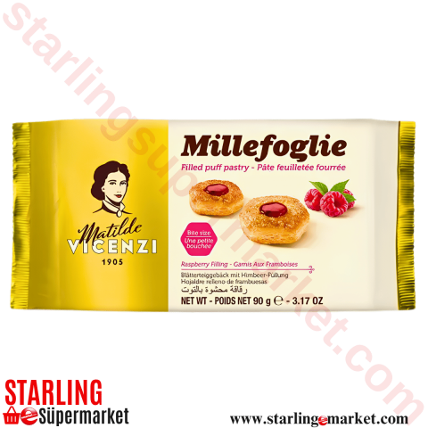 MATILDE VICENZI BISKUVI MILFOY RASPBERRY FILL 90 G