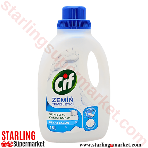 CIF YUZEY TEMIZLEYICI BEYAZ SABUN 1500 ML