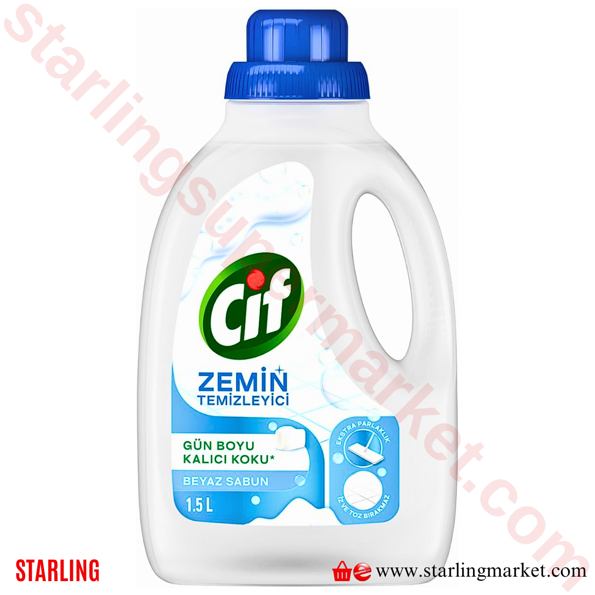 CIF YUZEY TEMIZLEYICI BEYAZ SABUN 1500 ML