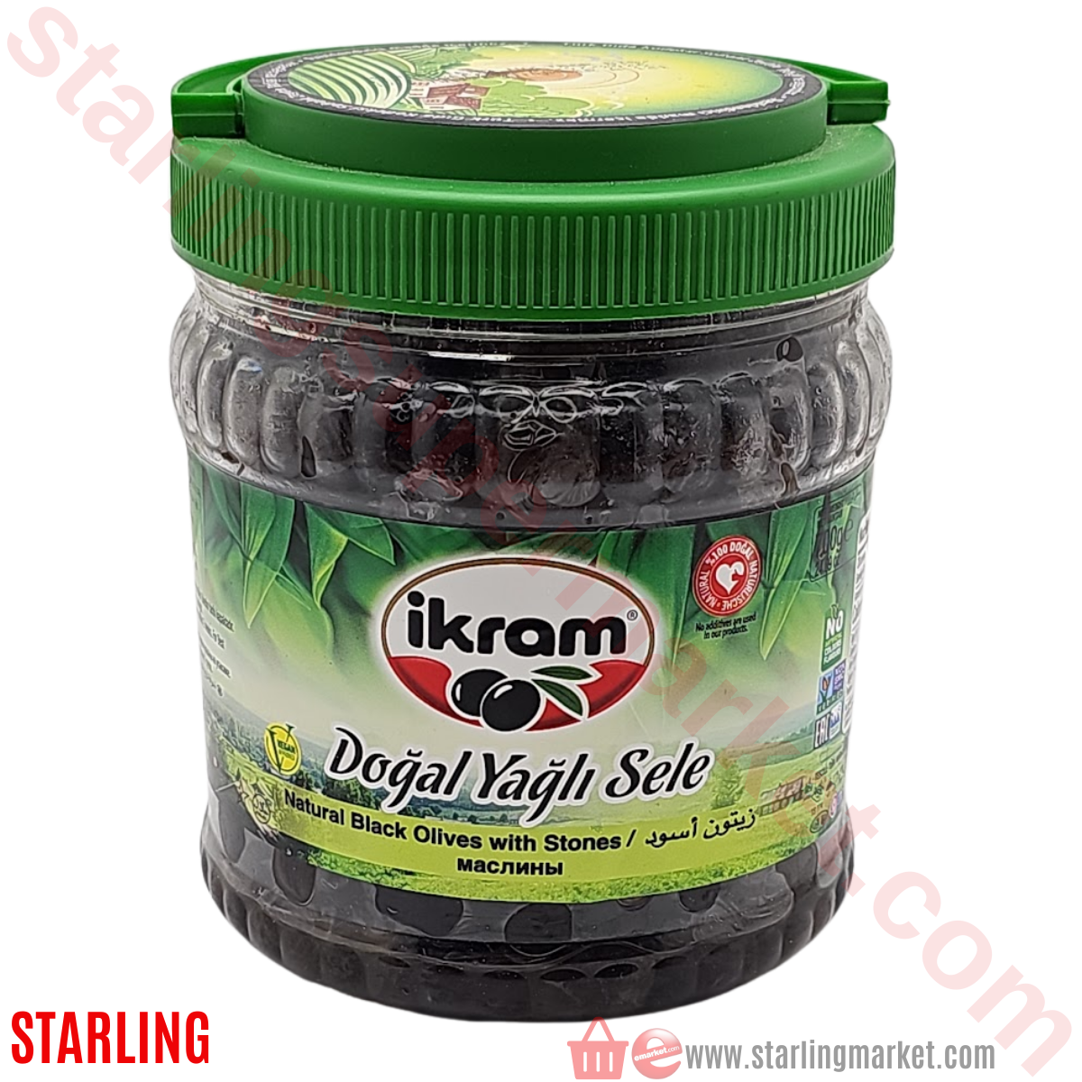 IKRAM DOGAL YAGLI SELE SIYAH ZEYTIN 700 G