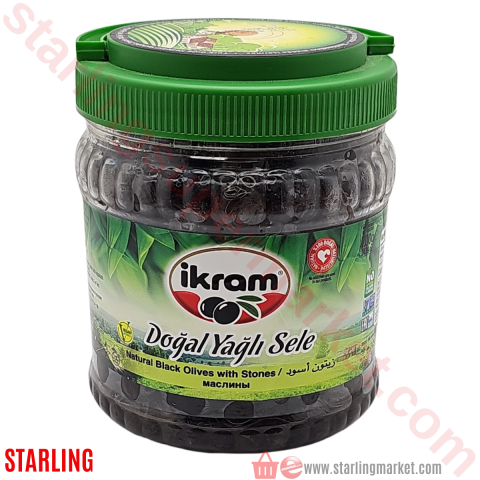 IKRAM DOGAL YAGLI SELE SIYAH ZEYTIN 700 G