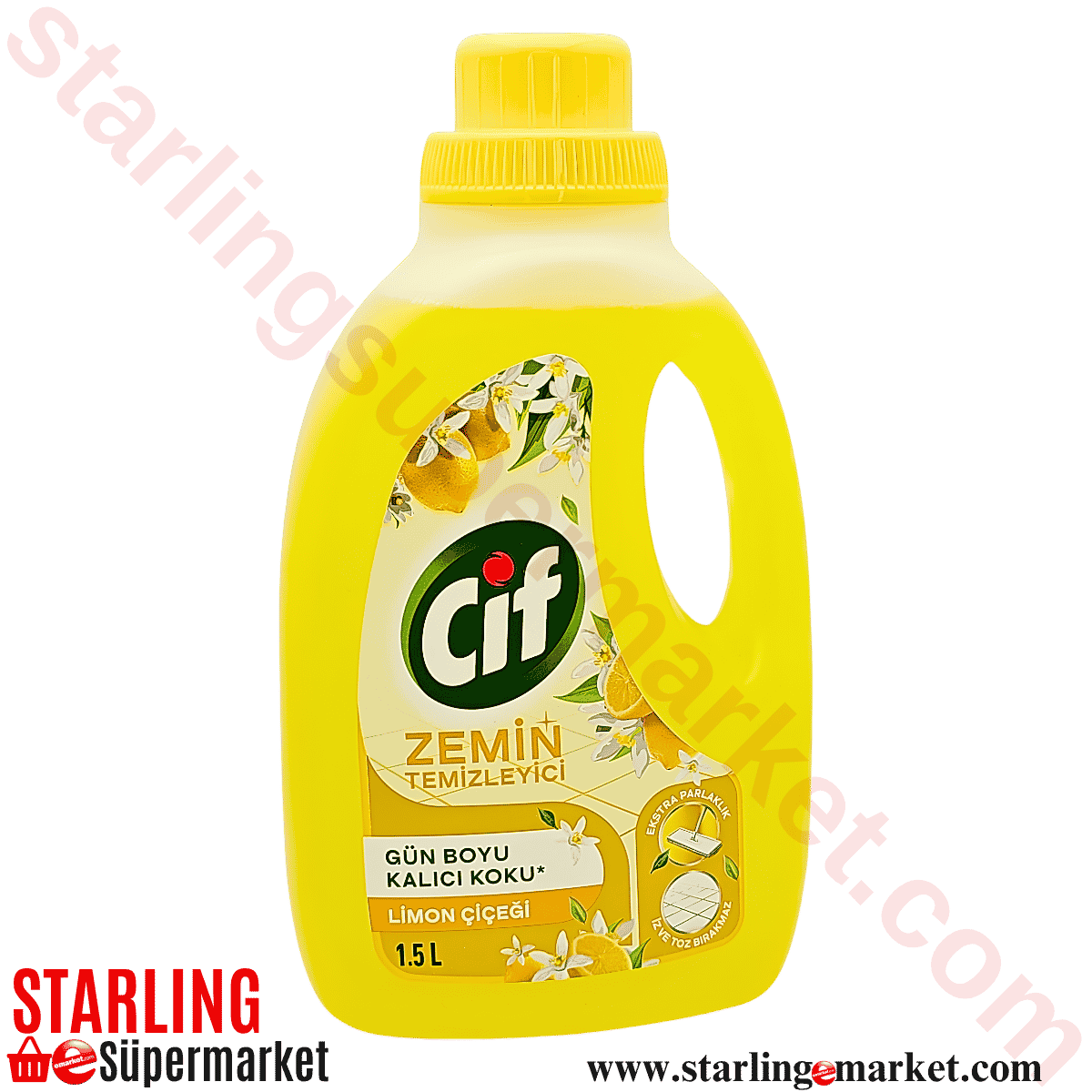 CIF YUZEY TEMIZLEYICI LIMON CICEGI 1500 ML