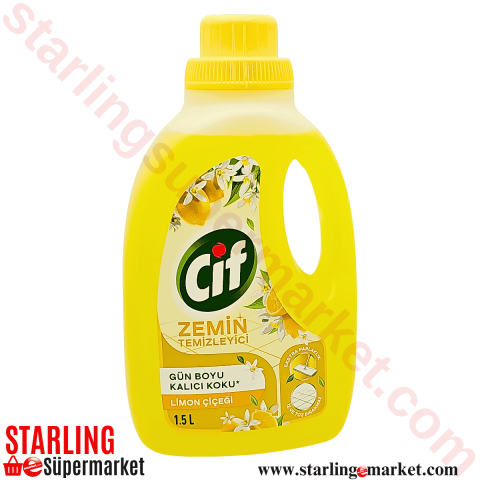 CIF YUZEY TEMIZLEYICI LIMON CICEGI 1500 ML
