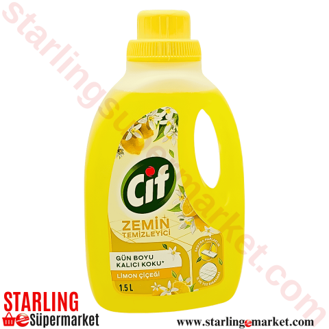 CIF YUZEY TEMIZLEYICI LIMON CICEGI 1500 ML