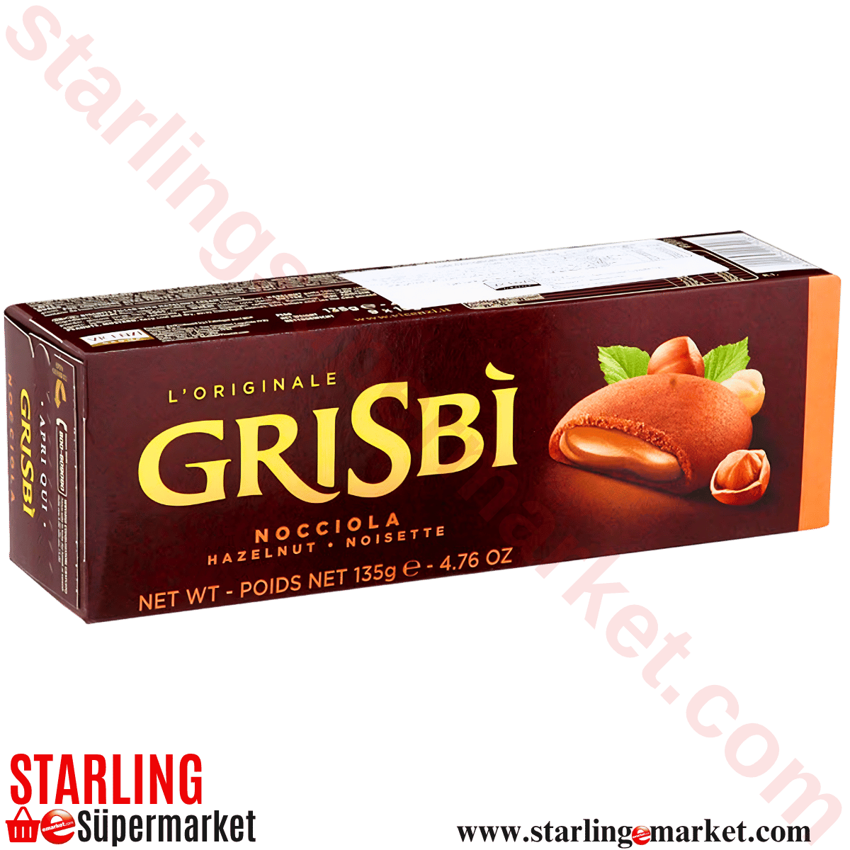 GRISBI BISKUVI HAZELNUT CREAM 135 G