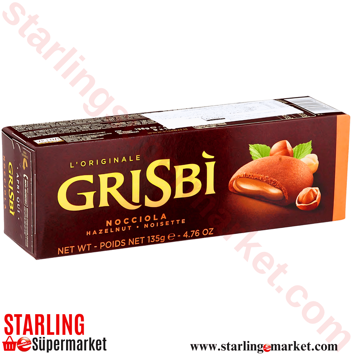 GRISBI BISKUVI HAZELNUT CREAM 135 G