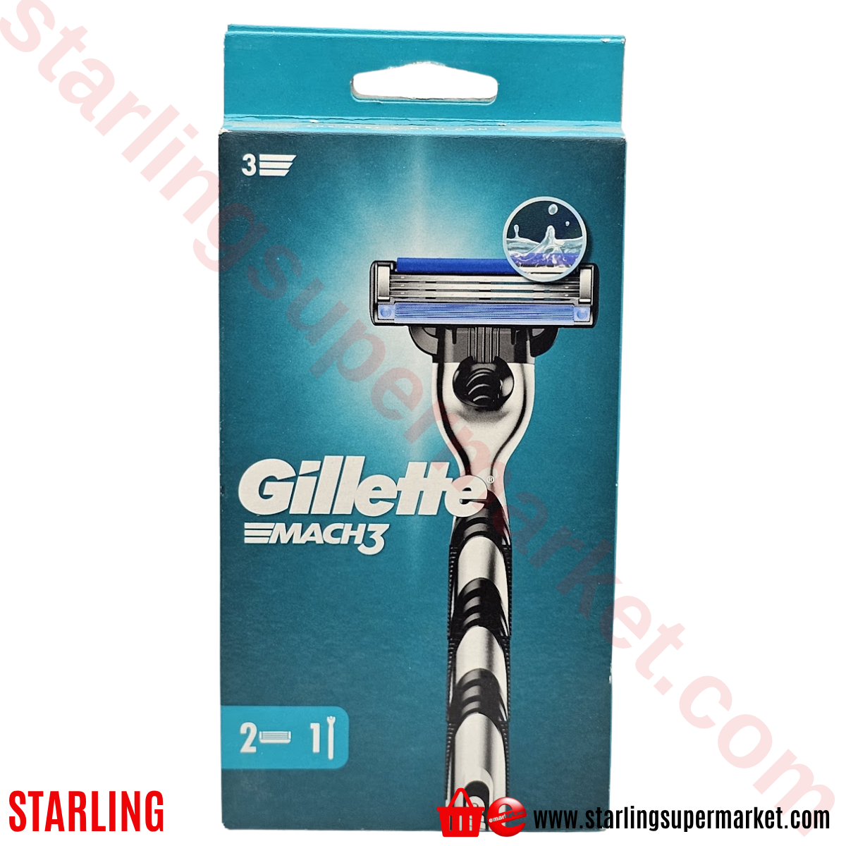 GILLETTE MACH3 RAZOR TIRAS MAKINESI 2 UP