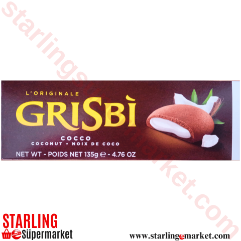 GRISBI BISKUVI COCONUT 135 G