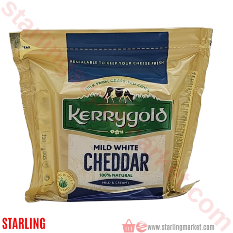 KERRYGOLD CHEDDAR WHITE MILD 200 G