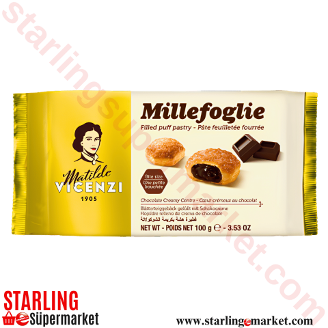 MATILDE VICENZI BISKUVI MILFOY CIKOLATALI CR 100 G