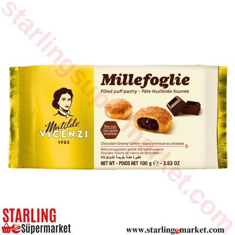 MATILDE VICENZI BISKUVI MILFOY CIKOLATALI CR 100 G