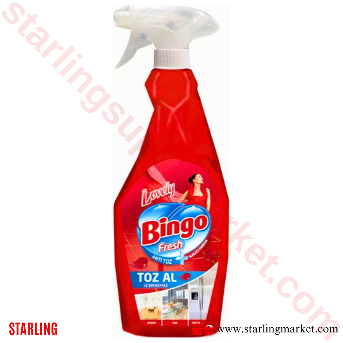 BINGO TOZ AL SPREY LOVELY 750 ML