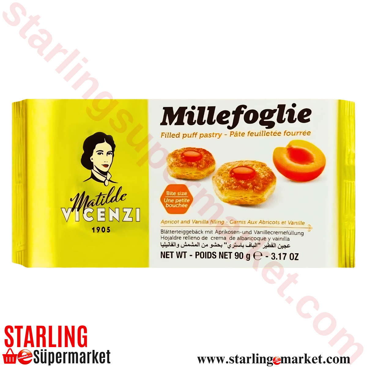MATILDE VICENZI BISKUVI MILFOY KAYISI VANILYA 90 G